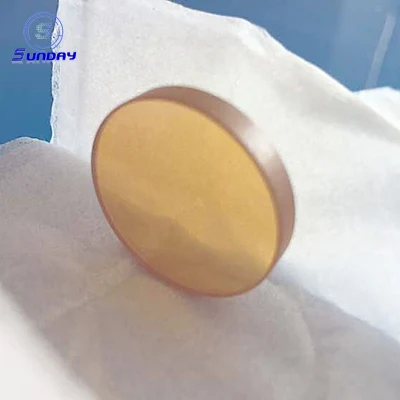 Óptica IR de lente de menisco de seleniuro de zinc Znse recubierta de 10,6 um